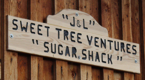 Let's all go to the Sugar Shack where the sap is transformed into liquid gold!